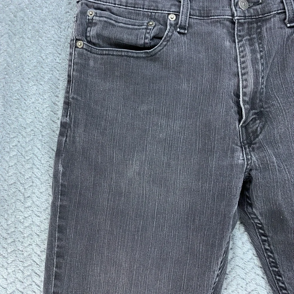 Levis Jeans Men's 36x34 (Fits 35x32) Black 559 Relaxed Straight Stretch Faded
